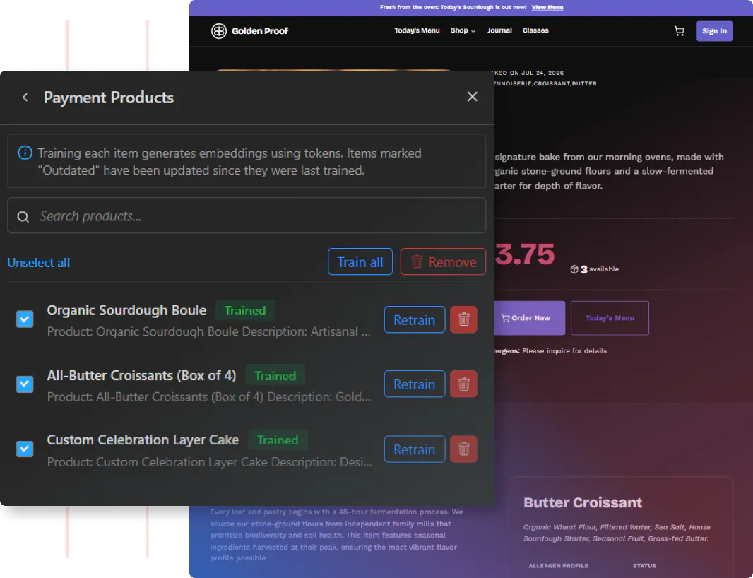 Image of dynamic website with TeleportHQ data source integration